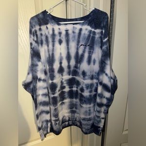 Blue tie dye sweatshirt